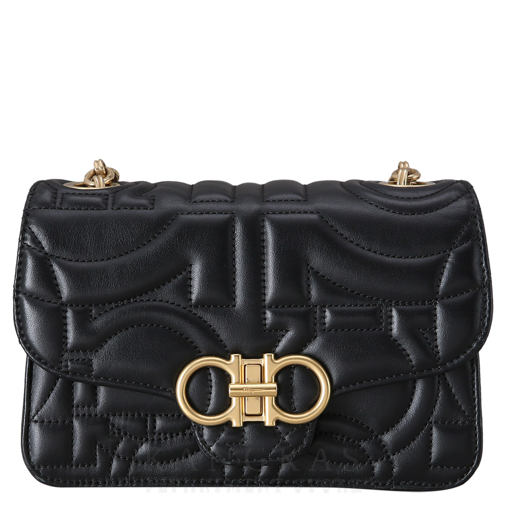 FERRAGAMO(USED)페레가모 간치니 체인 숄더백